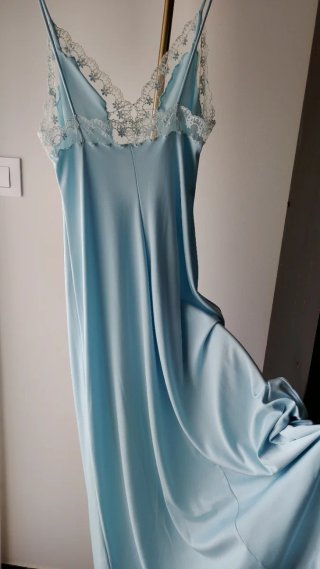 Camisón Vintage 1975 Azul