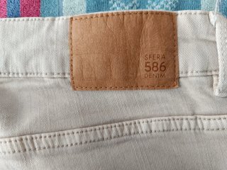 Pantalón vaquero Sfera Talla 36 Beige