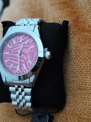 Reloj ricecgo Hombre Plata y Rosa