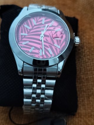 Reloj ricecgo Hombre Plata y Rosa