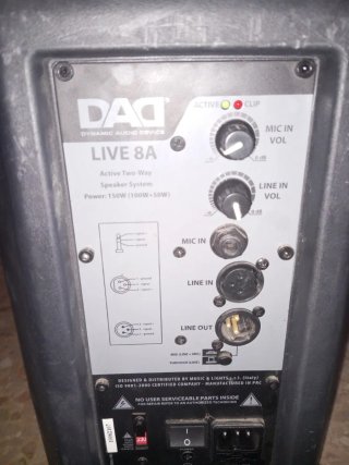 Altavoz DAP live8A