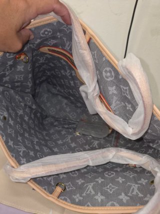 Louis Vuitton Neverfull Lona Monogram Gris