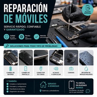 REPARACIÓN Y MANTENIMIENTO DE MÓVILES – VALENCIA