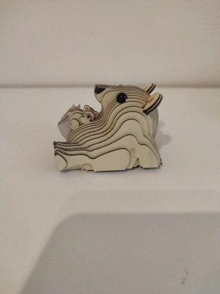 Puzzles 3D Animales de madera