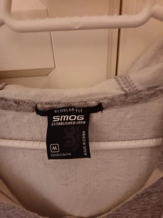 Sudadera Smog Gris Talla M