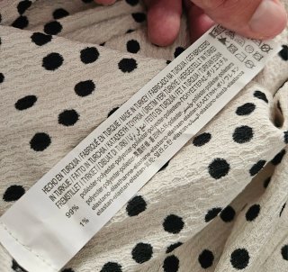 Pantalón lunares Stradivarius Talla S