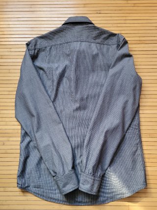 Camisa Sfera Rayas Gris Talla M