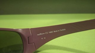 Gafas de sol infantiles rosas y verdes
