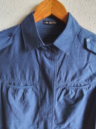 Camisa"Massimo Dutti", mangas regulables, versátil