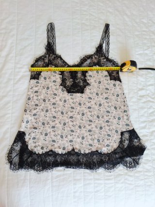 Top lencero flores Mango Talla M