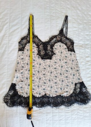 Top lencero flores Mango Talla M