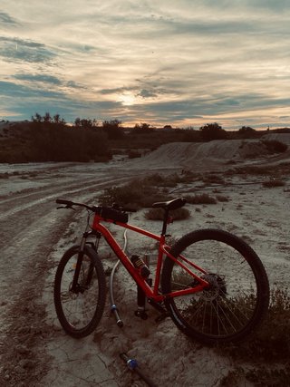 Bicicleta de Montaña Roja