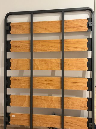 Somier 135 cm Metal y Madera