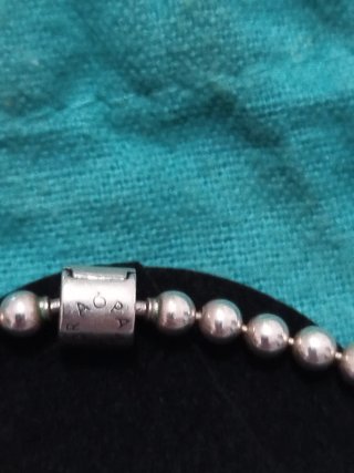 Pulsera Pandora Plata Bolitas Cierre Magnético.