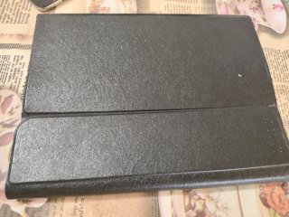 Lote Funda cuero + teclado inalámbrico