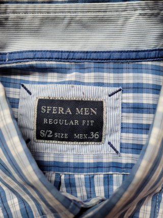Camisa Sfera cuadros M
