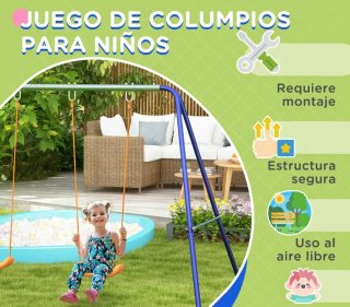 Juego de columpios para niños