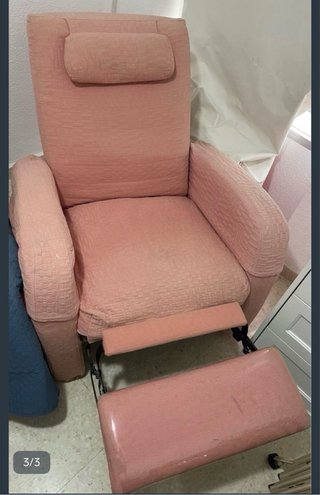 Sillón Relax Manual Rosa