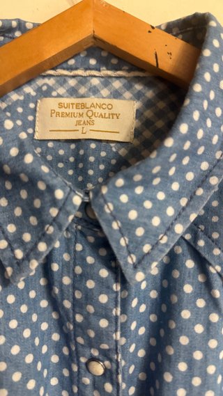 Camisa vaquera Suite Blanco  talla L