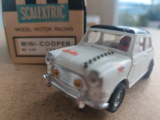 Scalextric Mini Cooper Blanco