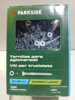 3 Cajas Tornillos Parkside Aglomerado