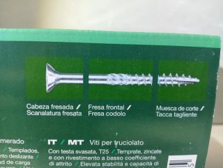 3 Cajas Tornillos Parkside Aglomerado