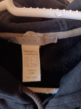 Chaleco deportivo Decathlon negro