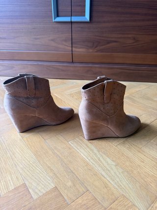Botines ante marrón Talla 38