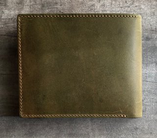 Cartera Piel Carlos Naranjo Verde - Nueva