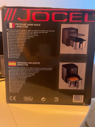 Freidora Jocel 5L sin aceite
