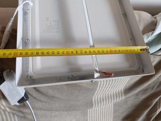 2 Plafones LED Cuadrados 30x30cm