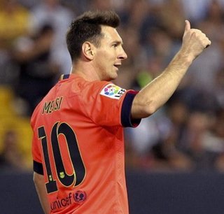 Camiseta FC Barcelona 14/15 visitante Messi