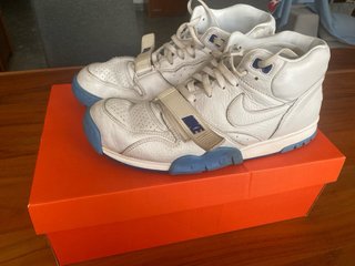 Nike Air Trainer 1 Mid Talla 47 Blancas y Azules