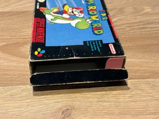 Super Mario World SNES PAL Version.  Caja Negra.