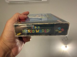 Super Mario World SNES PAL Version.  Caja Negra.