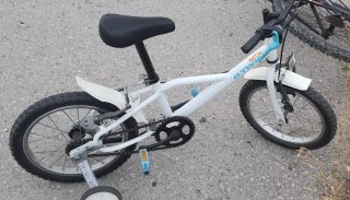 Bicicleta infantil B'TWIN blanca