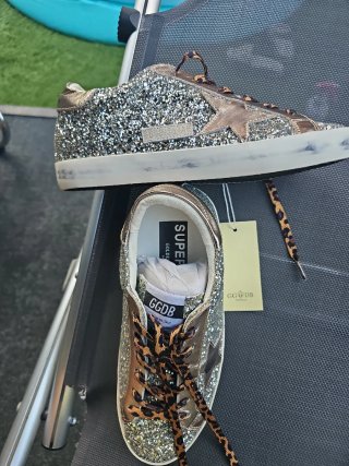 Zapatillas Golden Goose Super-Star Glitter Talla 3