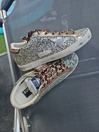 Zapatillas Golden Goose Super-Star Glitter Talla 3