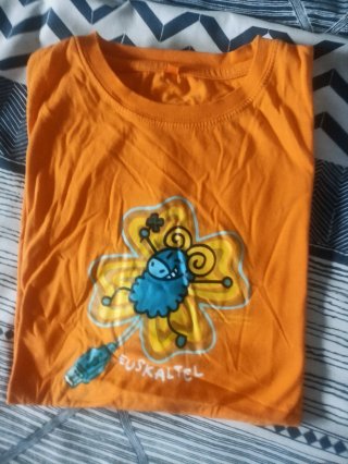 Camiseta Euskaltel Niki Talla L Naranja