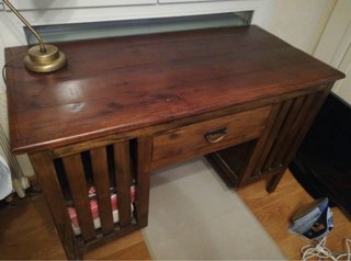 Escritorio de madera Teca
