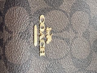 Bolso Hombro Coach Hanna Lona Marrón/Negro