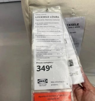 Sillón cama Ikea blanco