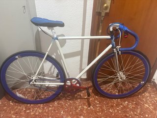 Bicicleta Fixie * rueda trasera pinchazo *