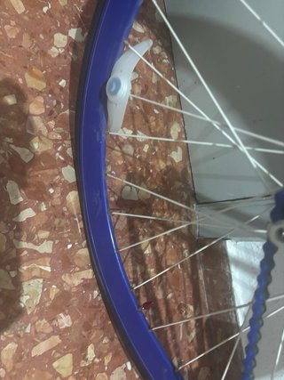 Bicicleta Fixie * rueda trasera pinchazo *