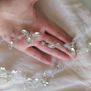 Tocado Novia/Invitada Brillante Delicado