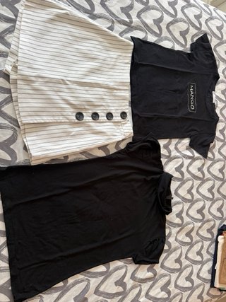 Falda pantalón Stradivarius rayas