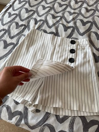 Falda pantalón Stradivarius rayas