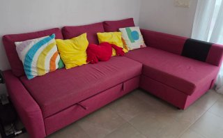 Sofá Cama y almacenaje 3 Plazas Ikea Bårslöv
