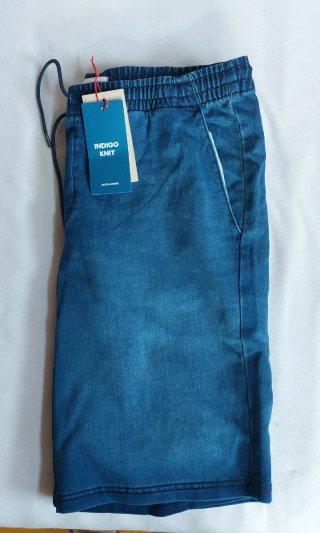 Pantalón corto vaquero Jack & Jones azul