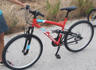 Bicicleta de montaña DENBIKE 26 roja